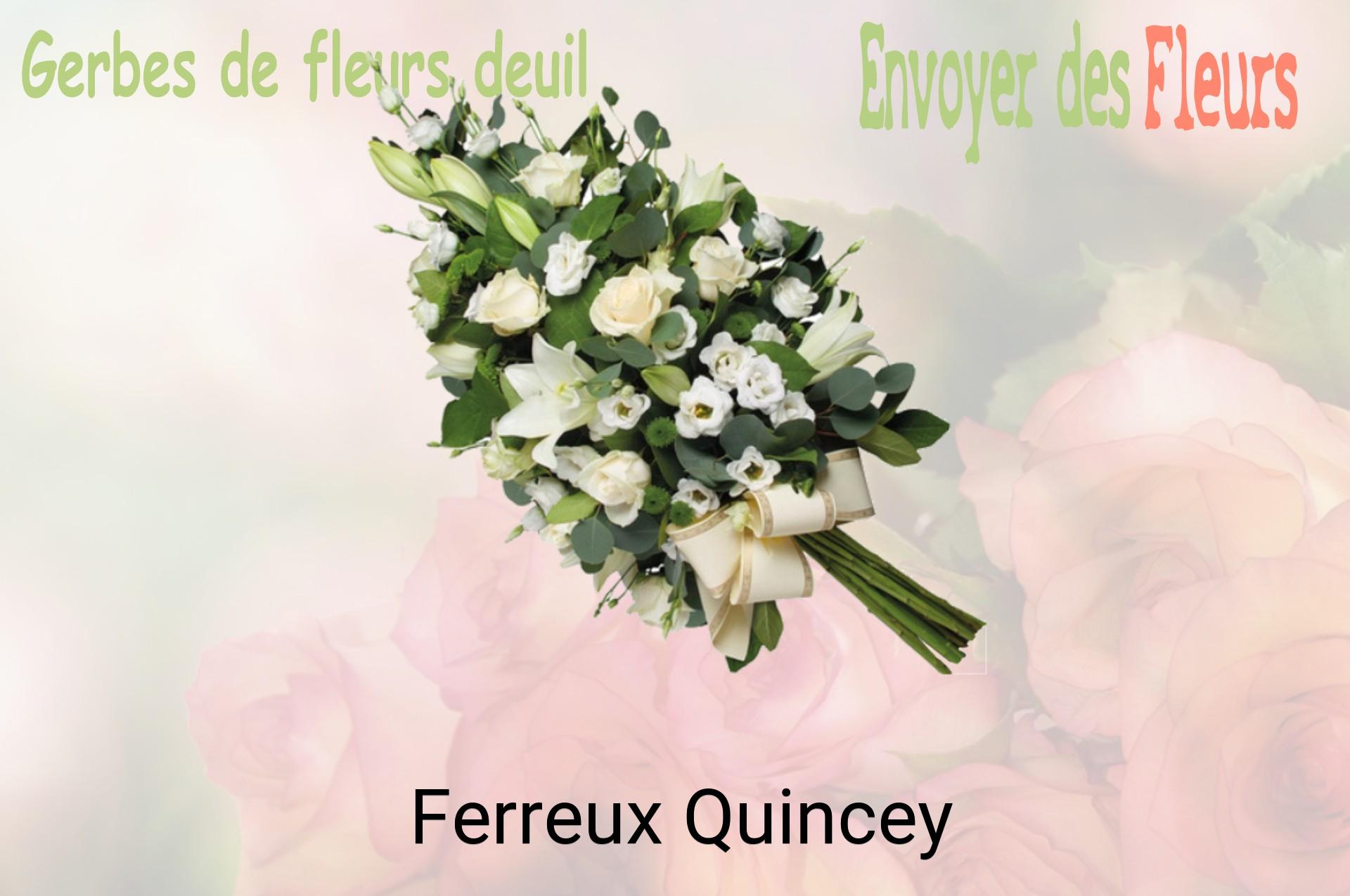 Gerbe de fleurs de deuil livrée à Ferreux-Quincey